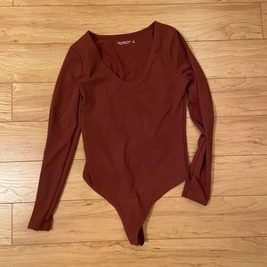 Abercrombie & Fitch Brown Bodysuit